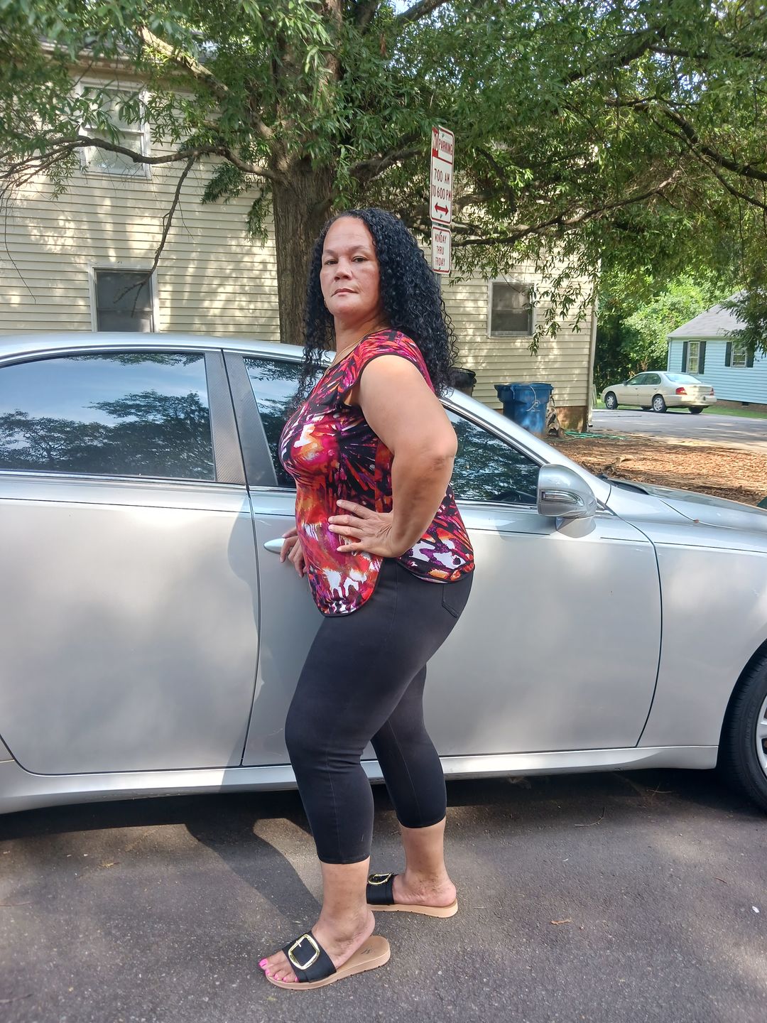 Customer photo review of Wash and Go System with Heavy Hold for Curly Hair