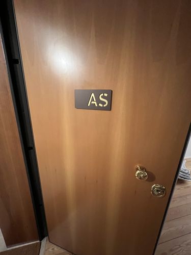 Customer photo review of Numero civico modello Stencil Horizontal