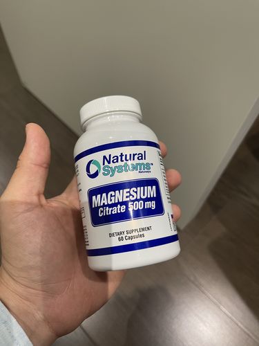 Customer photo review of Magnesium Citrate 500mg 60 Capsules