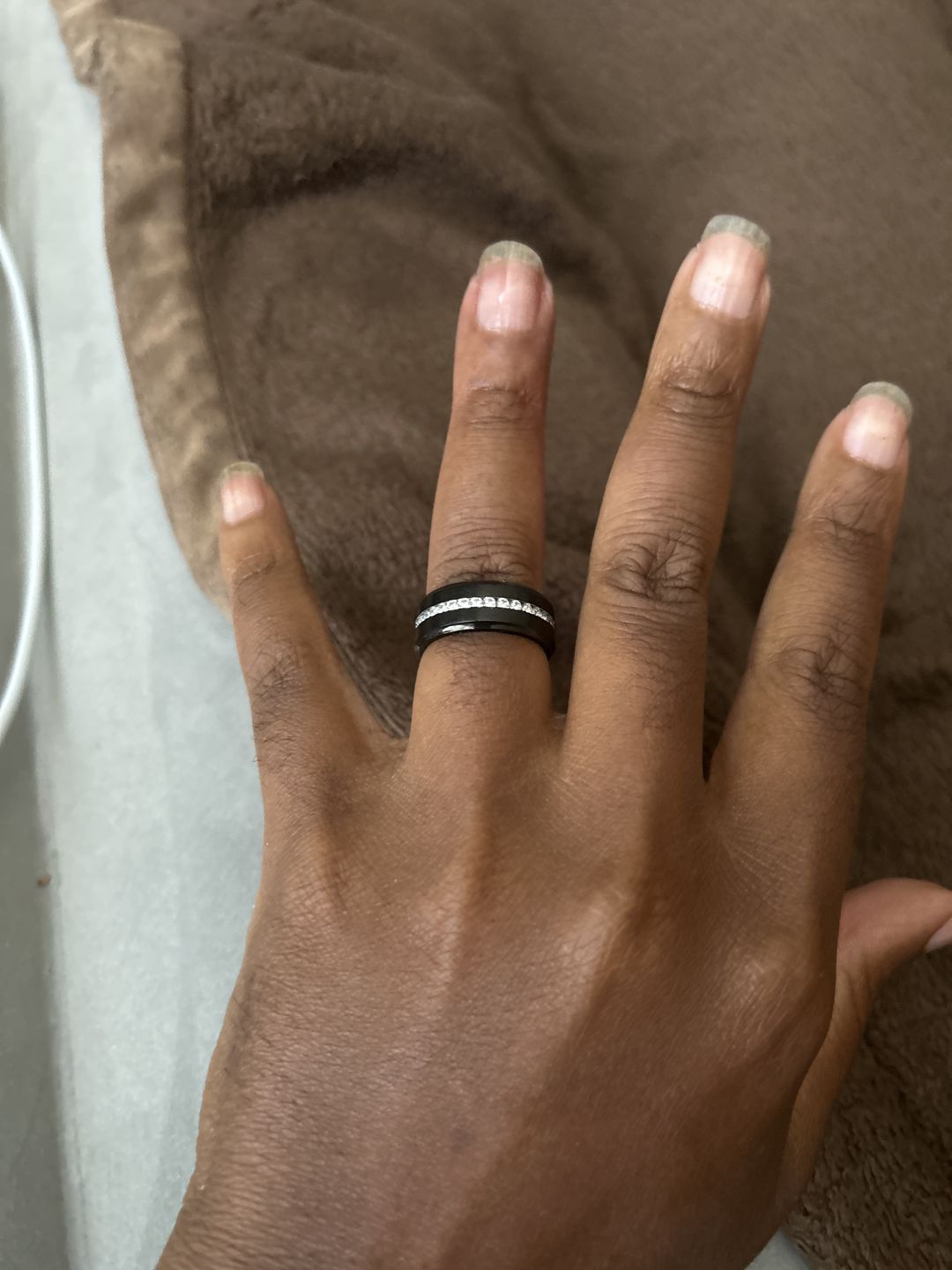 Customer photo review of 'Blue Ocean' Rings
