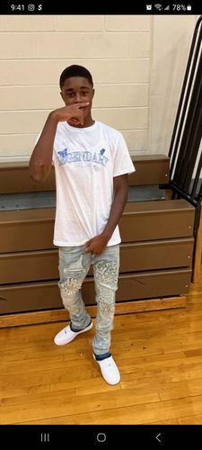 Customer photo review of Legendary Tee "Air Jordan 6 Hook Up" UNC White
