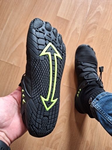 Customer photo review of Caspian Adventure - Outdoor & Non-slip Barefoot Shoes