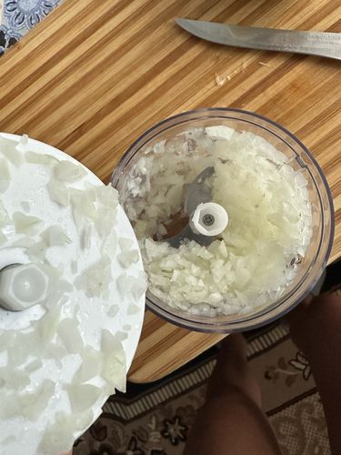 Customer photo review of Globetrek° Chopper - Bærbar Elektrisk Minihakker Til Køkkenet