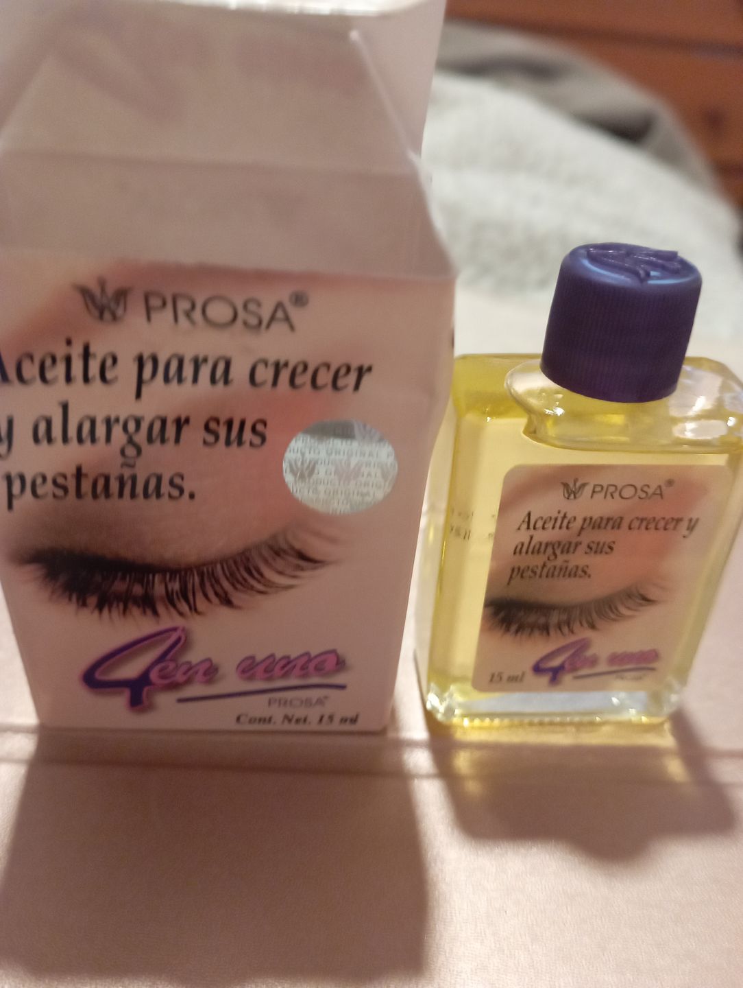 Customer photo review of Aceite FORTALECEDOR y ALARGADOR DE PESTAÑAS