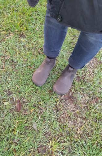 Customer photo review of CHELSEA BOOT WATERPROOF ESPRESSO (UNISEX)