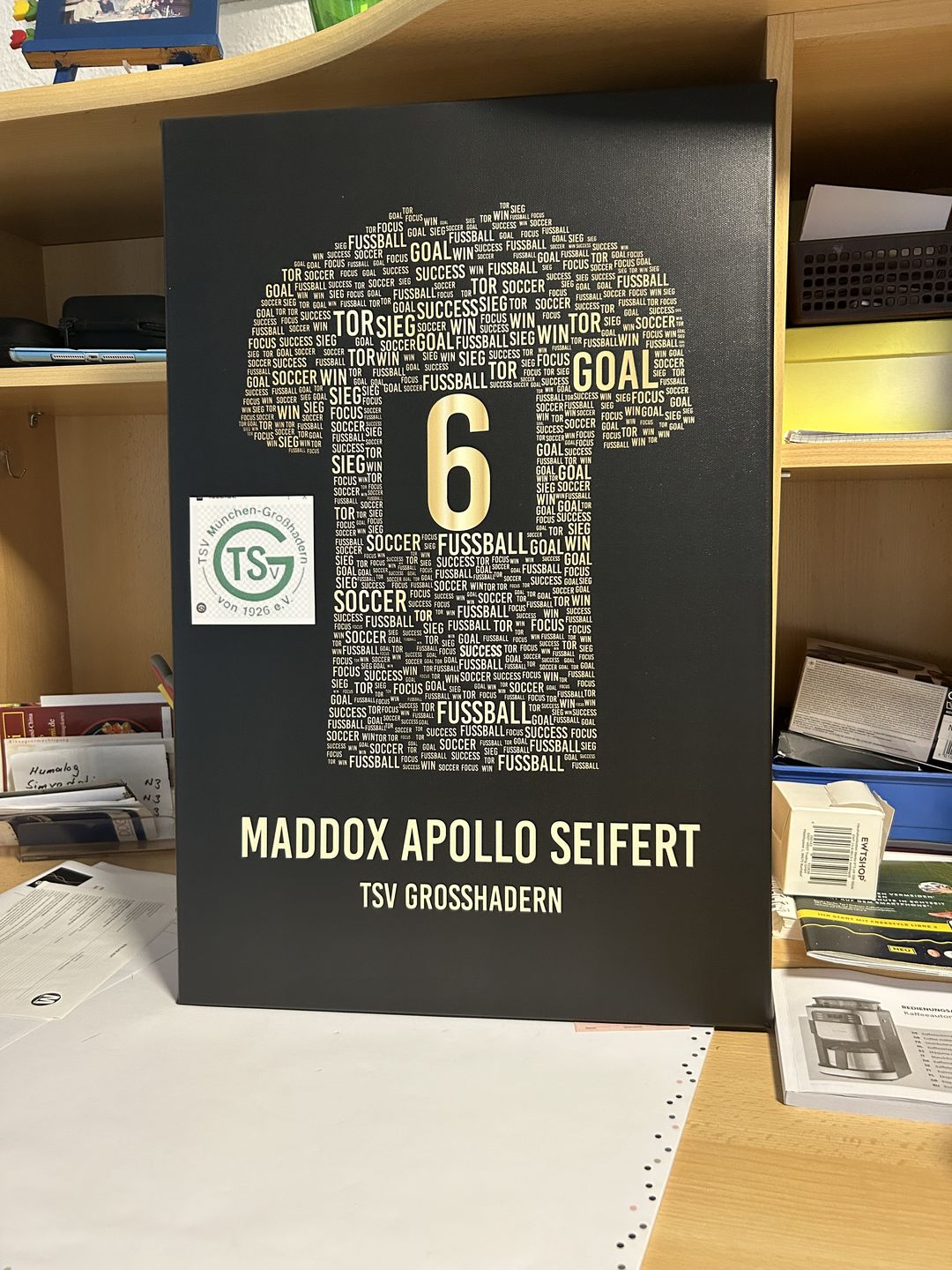 Customer photo review of Golden Trikot Dein Verein