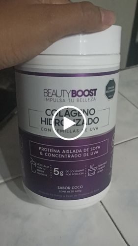 Customer video review of COLÁGENO HIDROLIZADO CON VITAMINA C, D3, BIOTINA Y SEMILLAS DE UVA