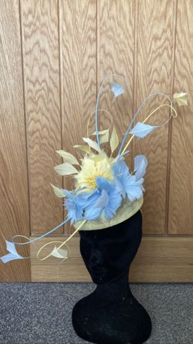 Customer photo review of Goose feather rose flower for millinery fascinators wedding hats FM024