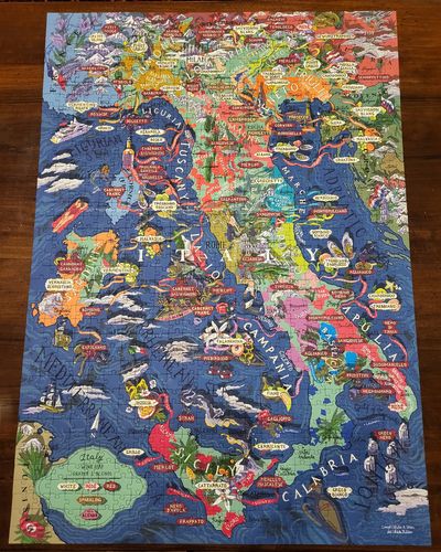 Customer photo review of Wine Puzzle - Italy