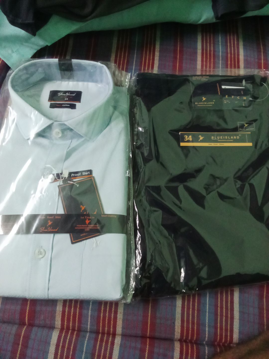 Customer photo review of Pure White Solid - Half Sleeve - Stain Proof