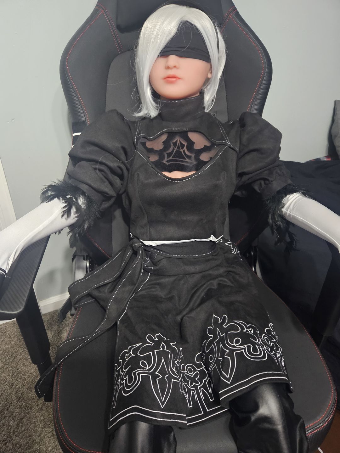 Customer photo review of US Stock - RIDMII Zuri 150cm Small Breast Lifelike Sex Doll Cute TPE Love Doll