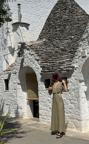 Customer photo review of CLEO DRESS - OLIVE