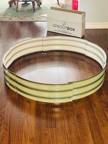 Customer photo review of 8" Tall Large Round