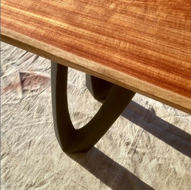 Customer photo review of Metal Bench Legs - 123 Udo - 16H inch