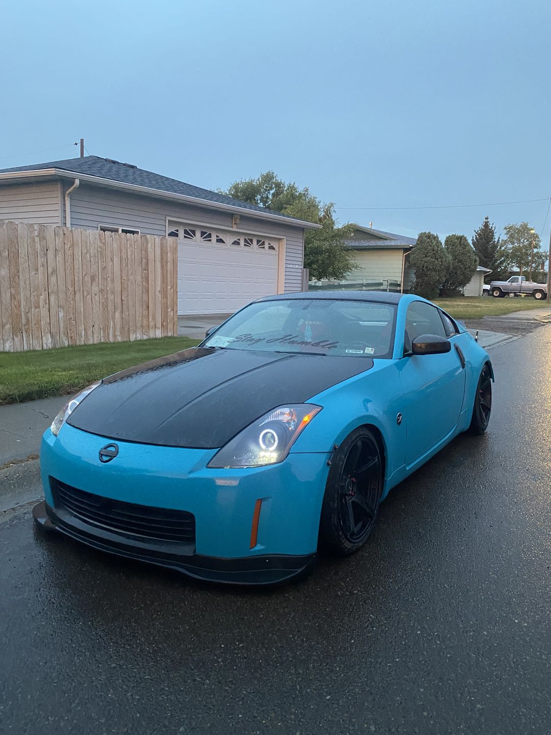 Customer photo review of High Glossy Miami Blue Vinyl Wrap