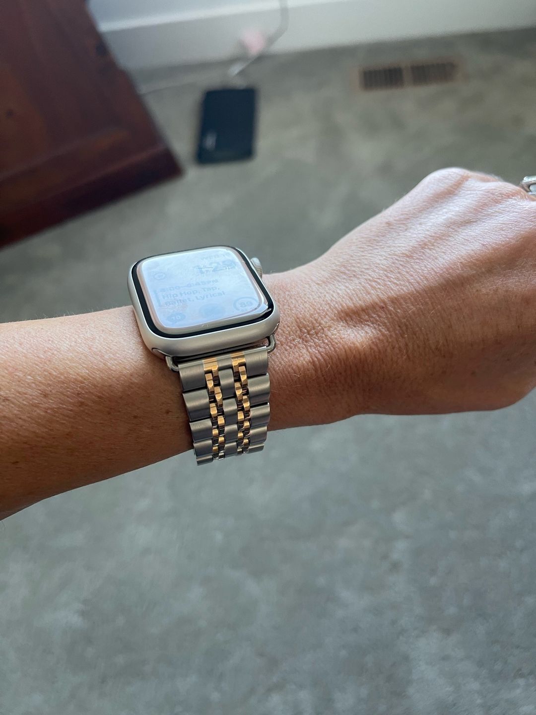 Customer photo review of Themis Stainless Band