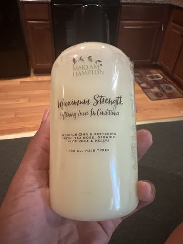 Customer photo review of NEW Maximum Strength Softening Leave In Conditioner