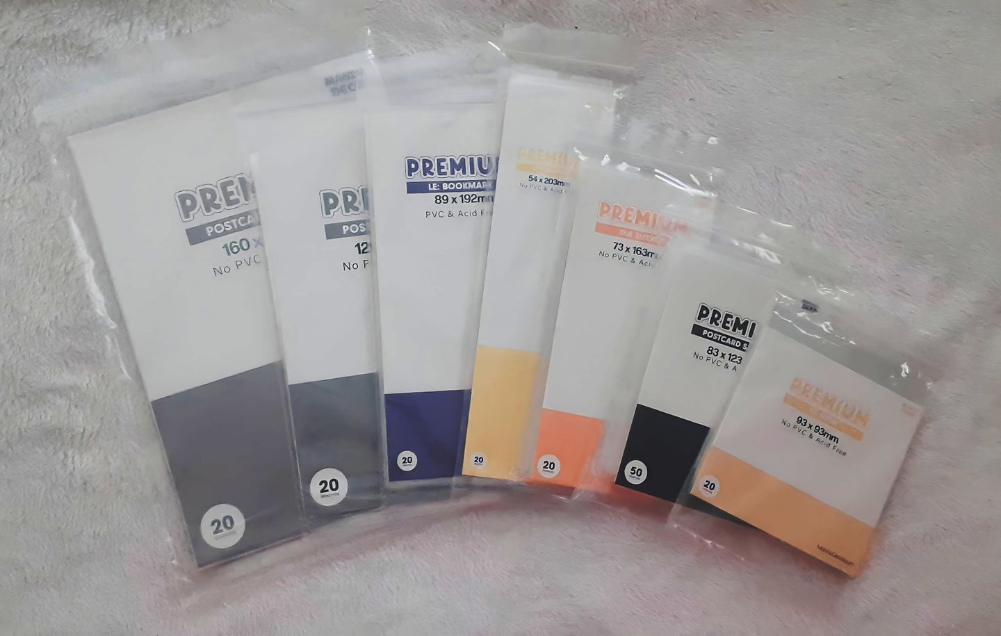 Customer photo review of LIMITED EDITION: PREMIUM BOOKMARK SLEEVES - BORAHAE VERSION (89x192MM)