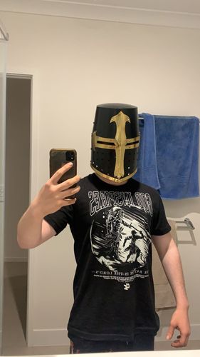 Customer photo review of Theophany 'David & Goliath' T-Shirt