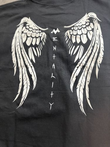 Customer photo review of MENTALITY WINGS TEE