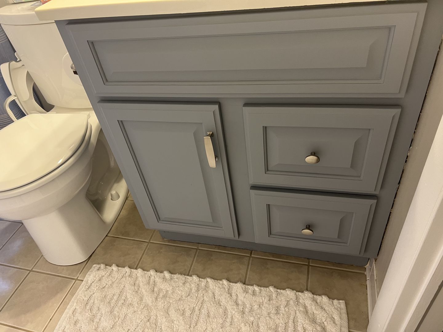 Customer photo review of Glover Gray - One Step Paint