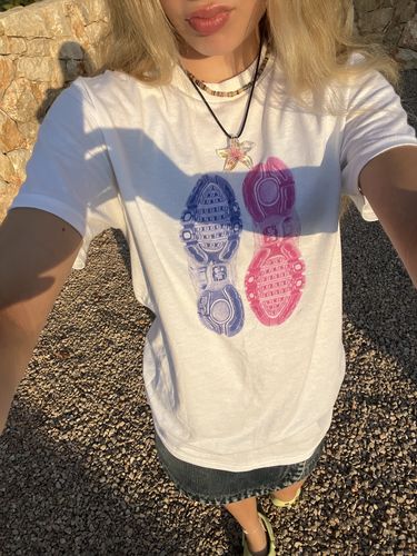 Customer photo review of 'We Come as a Pair' classic tee