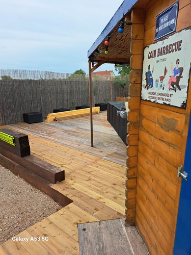 Customer photo review of Notre coin Barbecue - Extérieur - Pancarte de porte