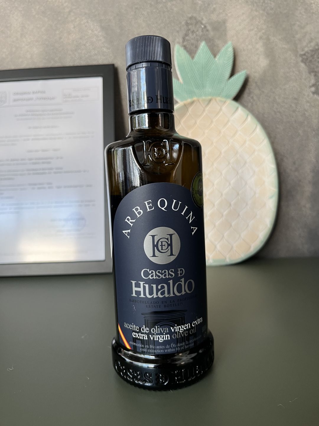 Customer photo review of Маслиново масло ARBEQUINA, 500мл
