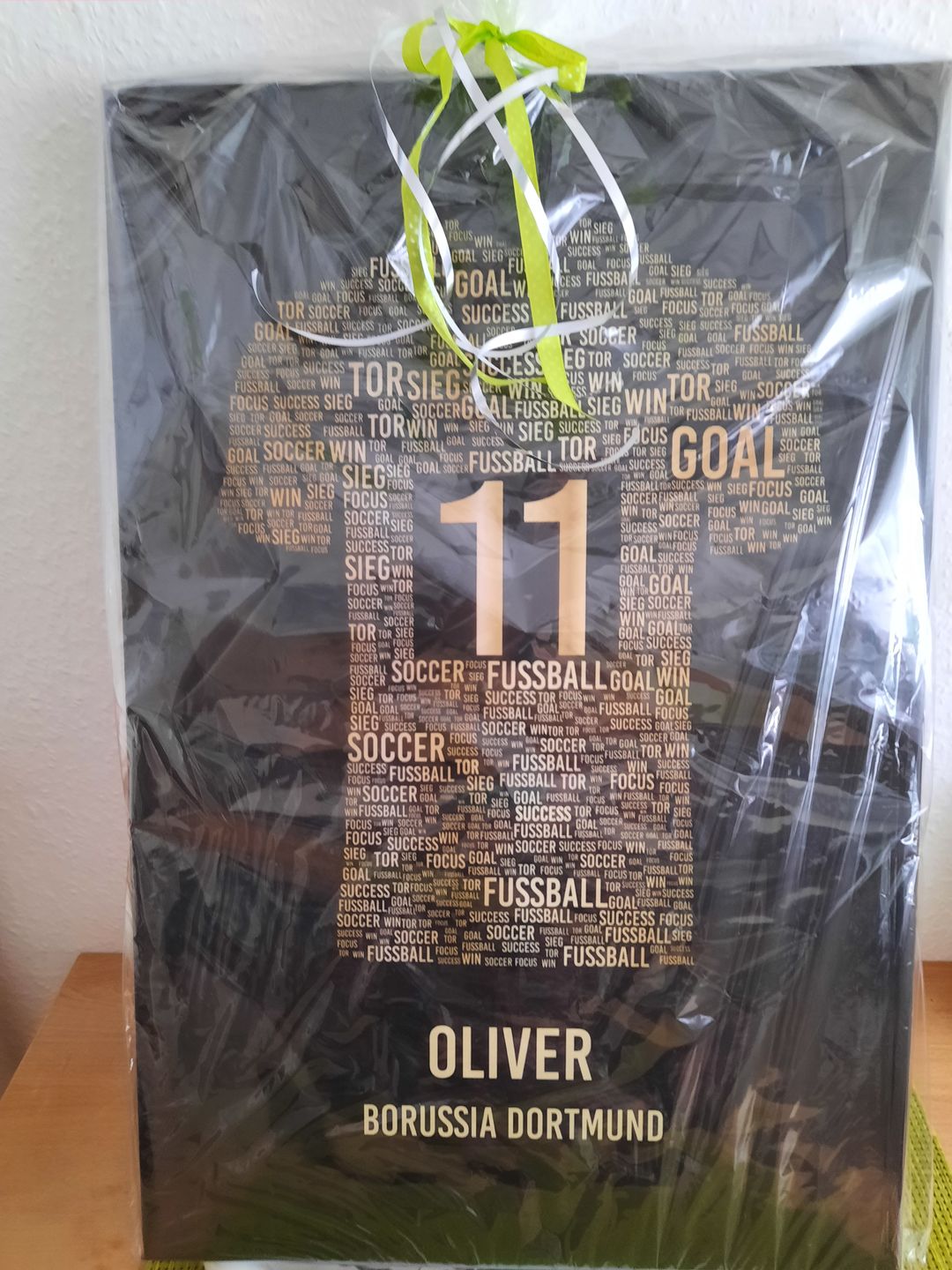 Customer photo review of Golden Trikot Dein Verein