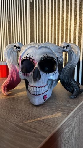 Customer photo review of Little Monster Skull Figurine