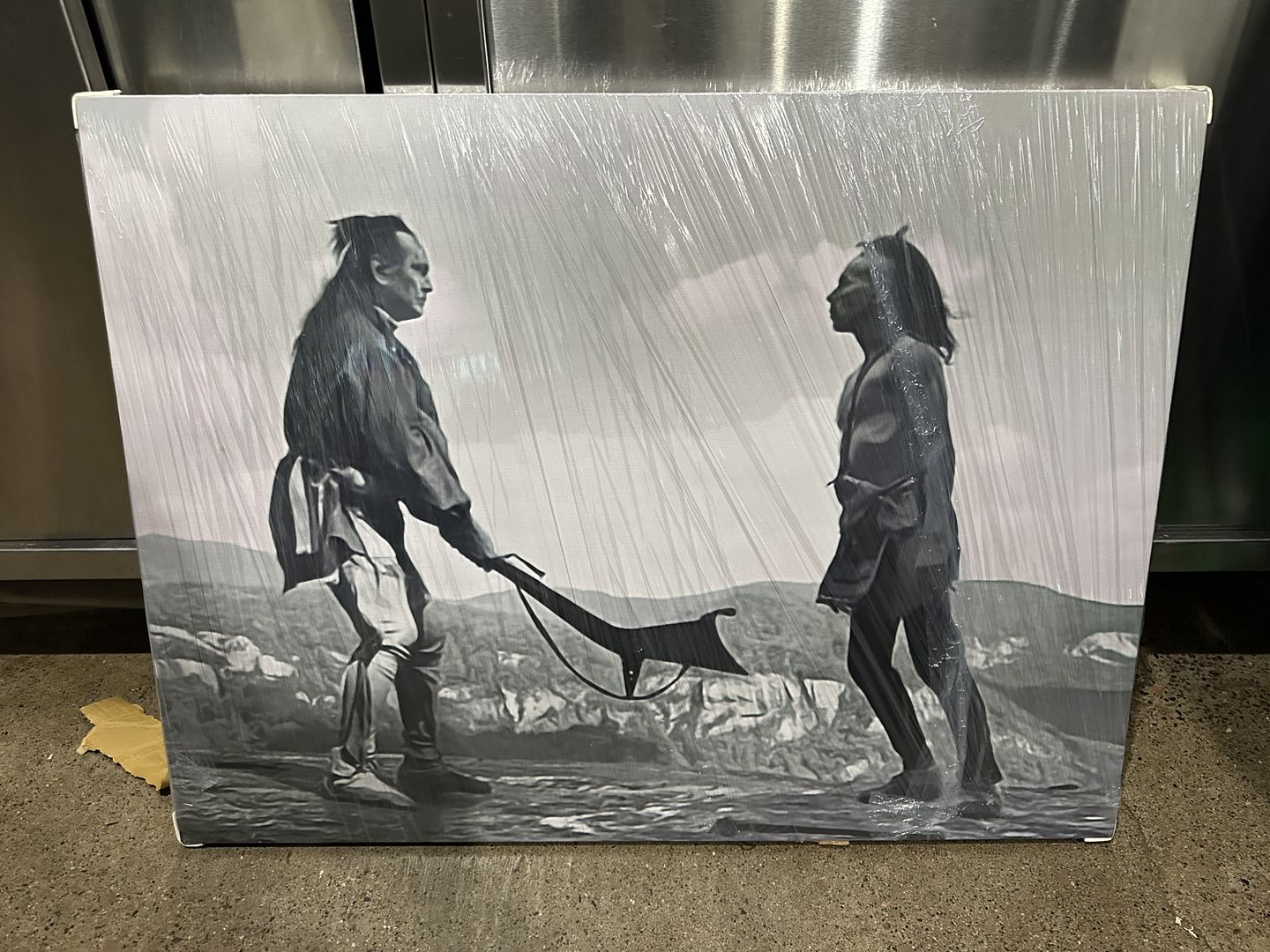 Customer photo review of Last of the Mohicans Wall Art