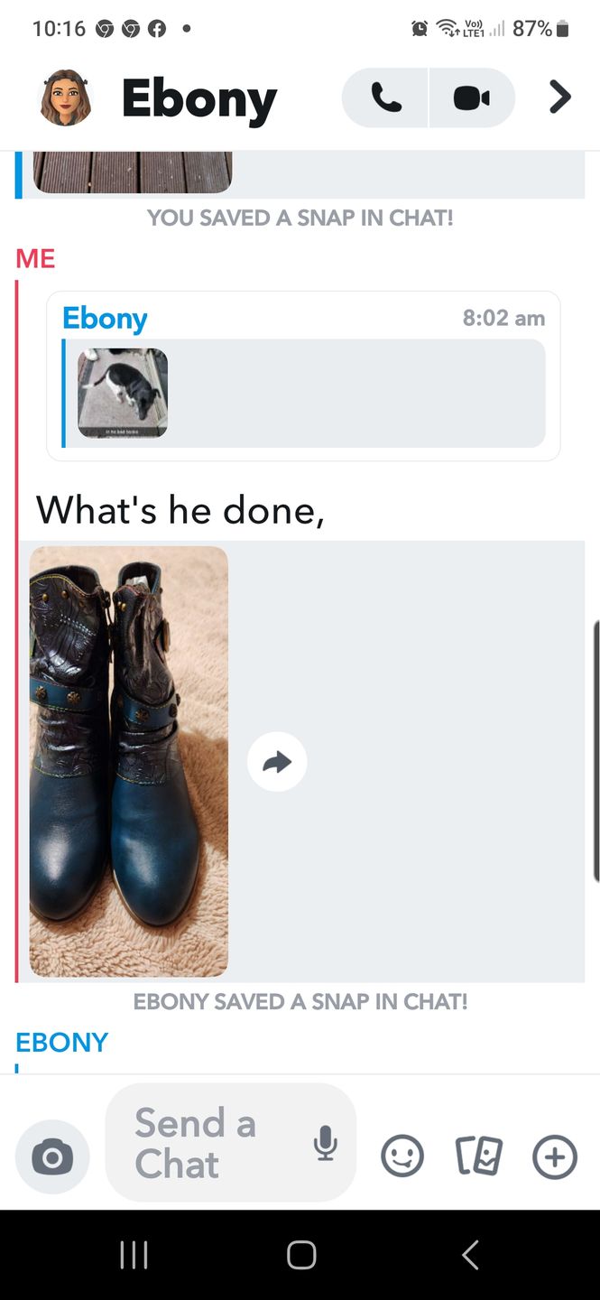 Customer photo review of Retro Painted Buckle Flat Shoes