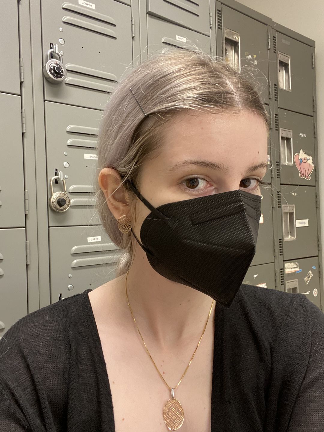 Customer photo review of KN95 Respirator Face Mask Individually Sealed (Cone Shape)