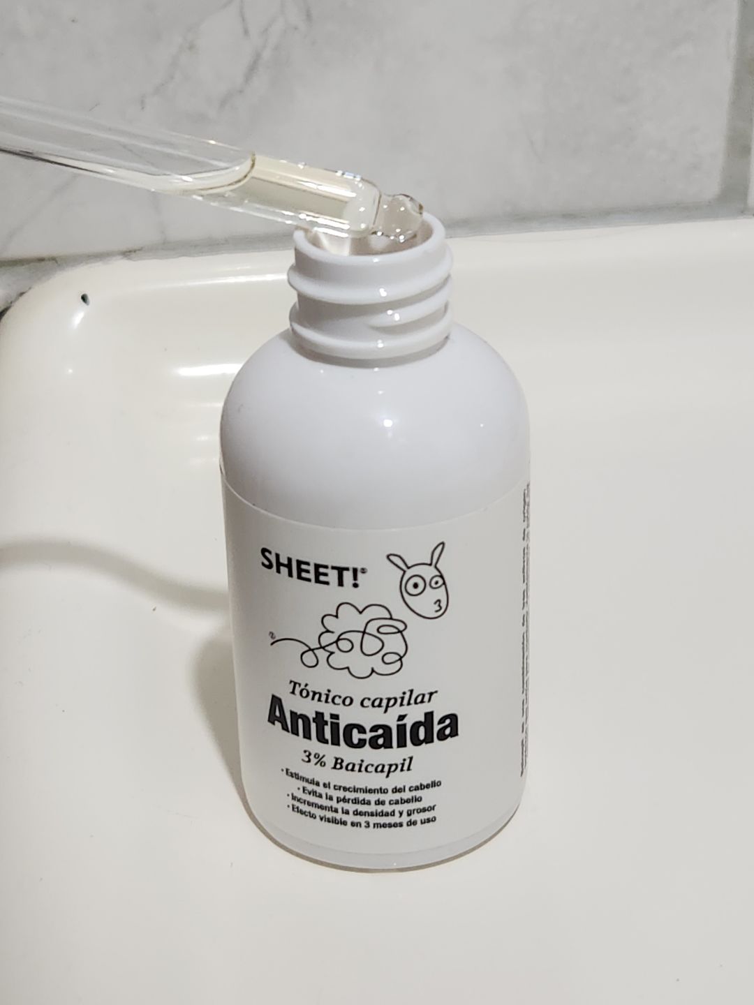 Customer photo review of Tónico Anticaída