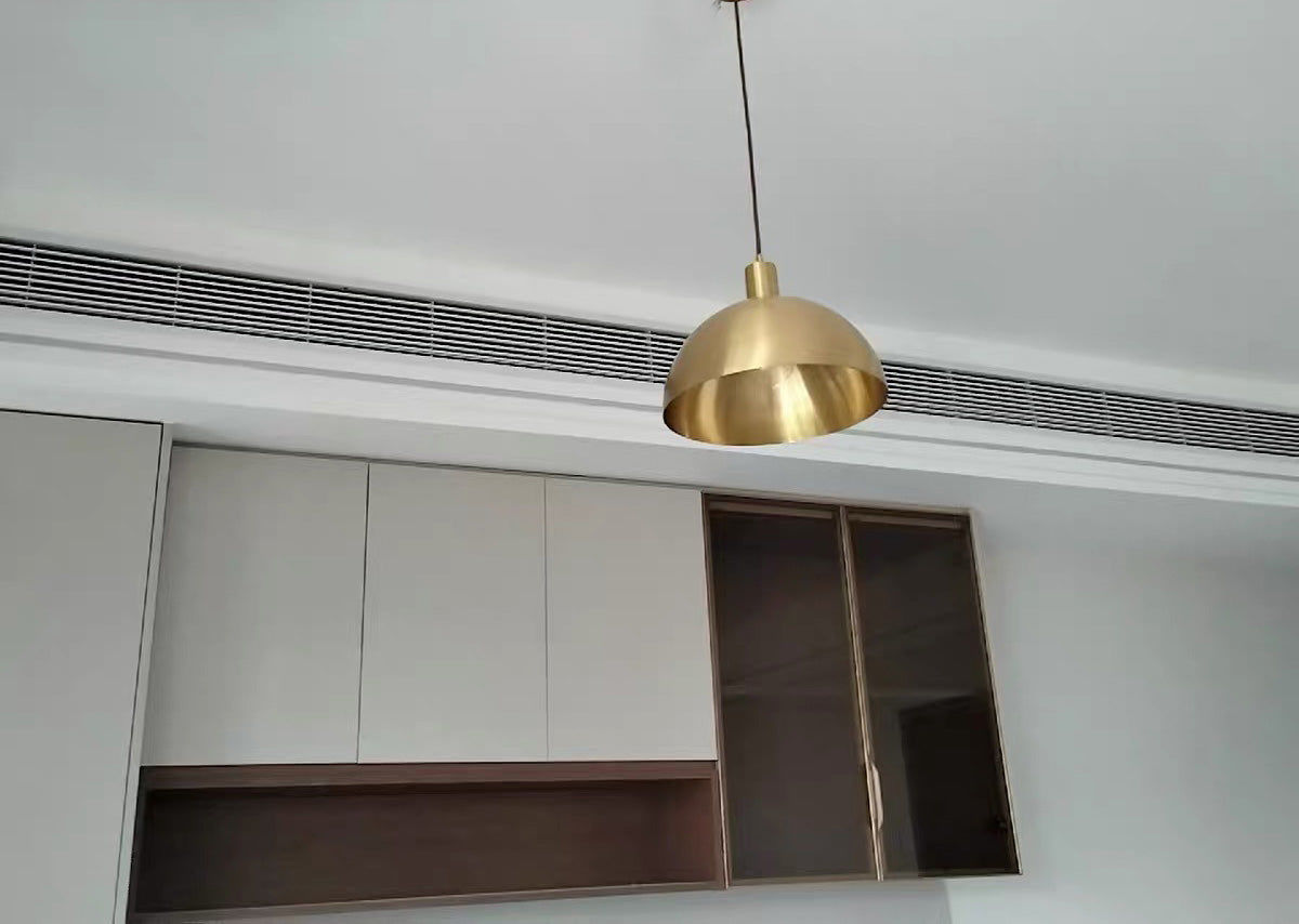 Customer photo review of Modern Pendant Industrial Metal Dome Light