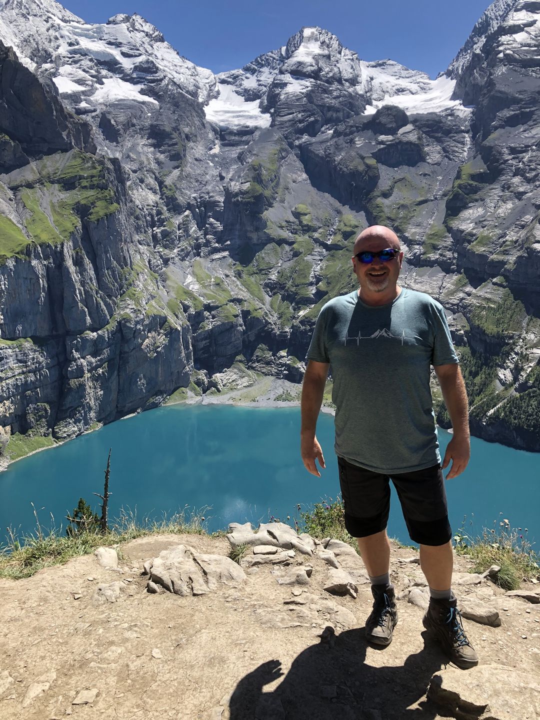 Customer photo review of Herzschlag Berge - Unisex drirelease® ECO Shirt