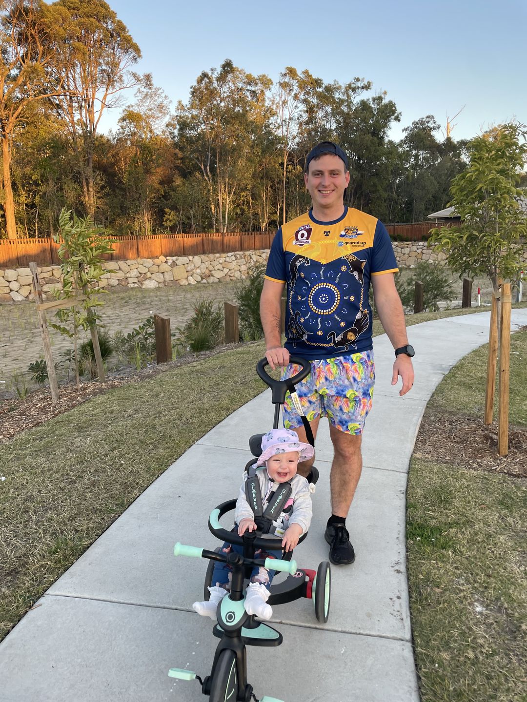 Customer photo review of Fishing For Crocs Men's Boardshorts