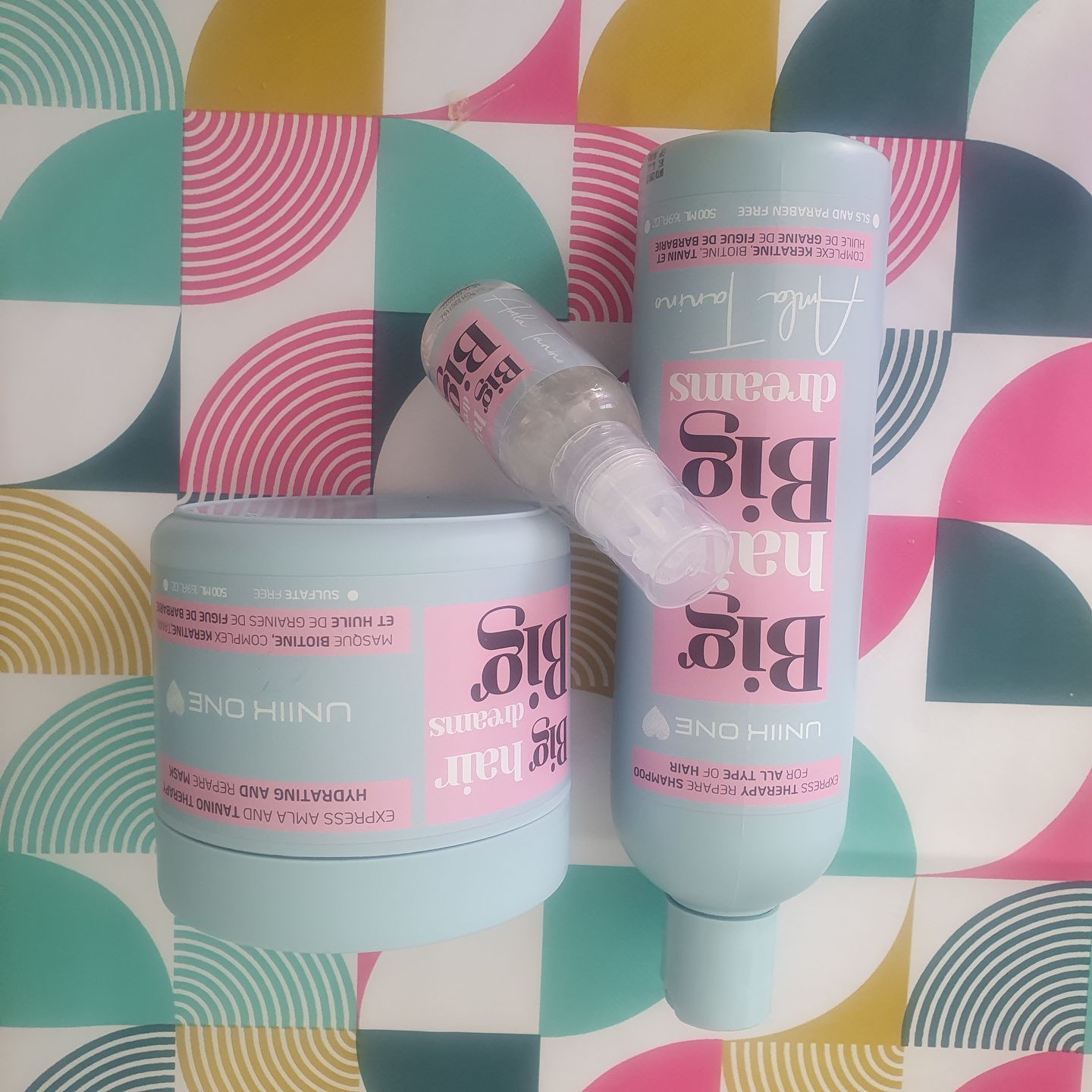 Customer photo review of Gamme Amla Tanino - Kit complet - Shampooing, masque et sérum