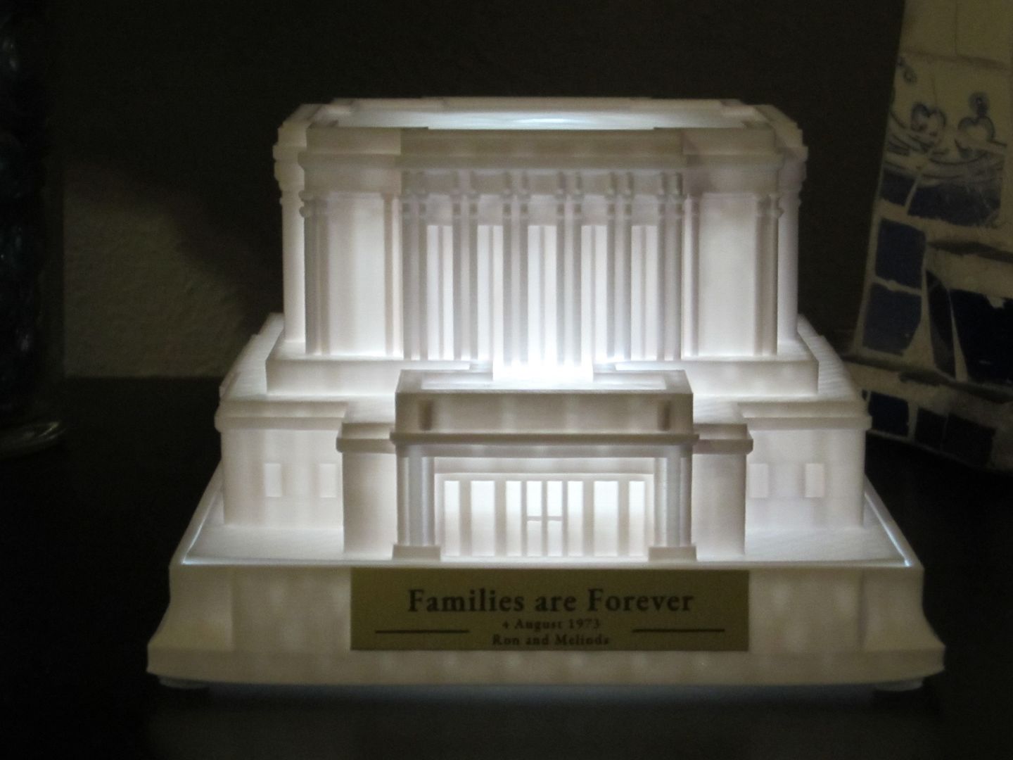Customer photo review of Inscription Plaque