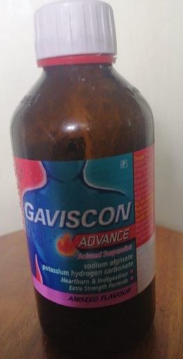 Customer photo review of Gaviscon Advance Aniseed Flavour Oral Suspension, 300ml 6 Pack