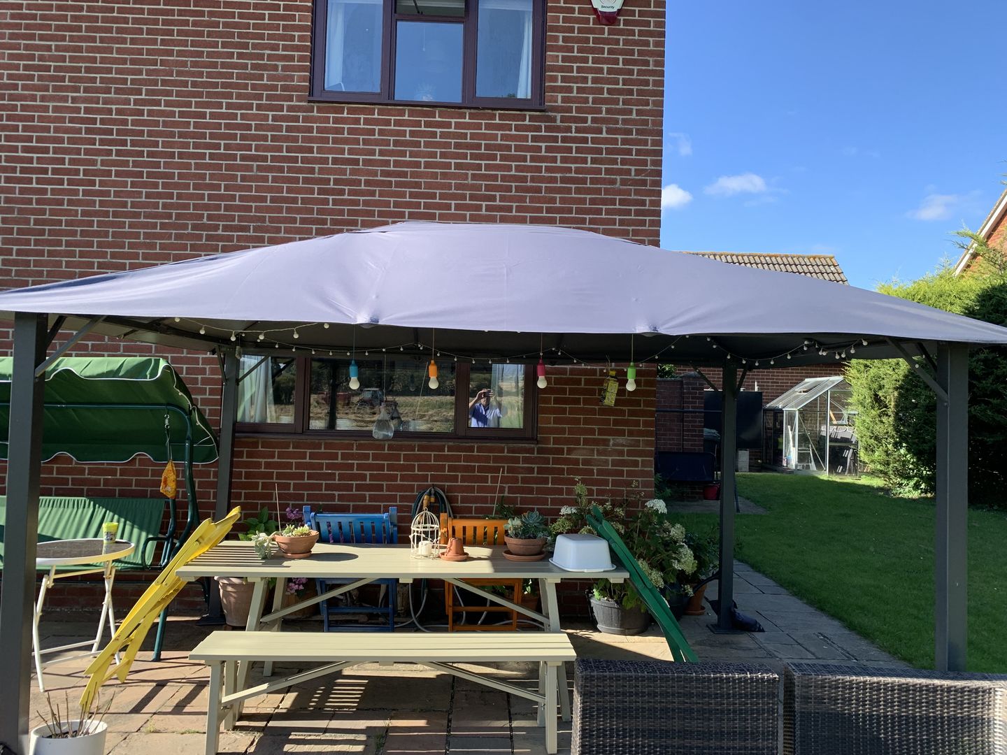 Customer photo review of Glendale Highfield Gazebo Canopy