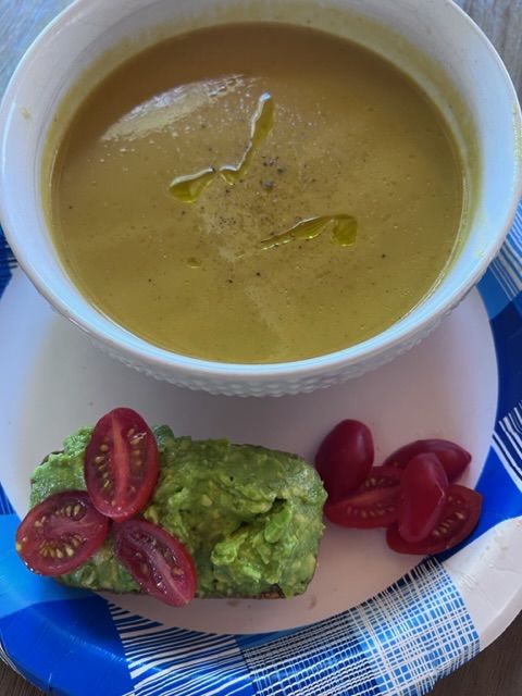 Customer photo review of Asparagus Shiitake Soup