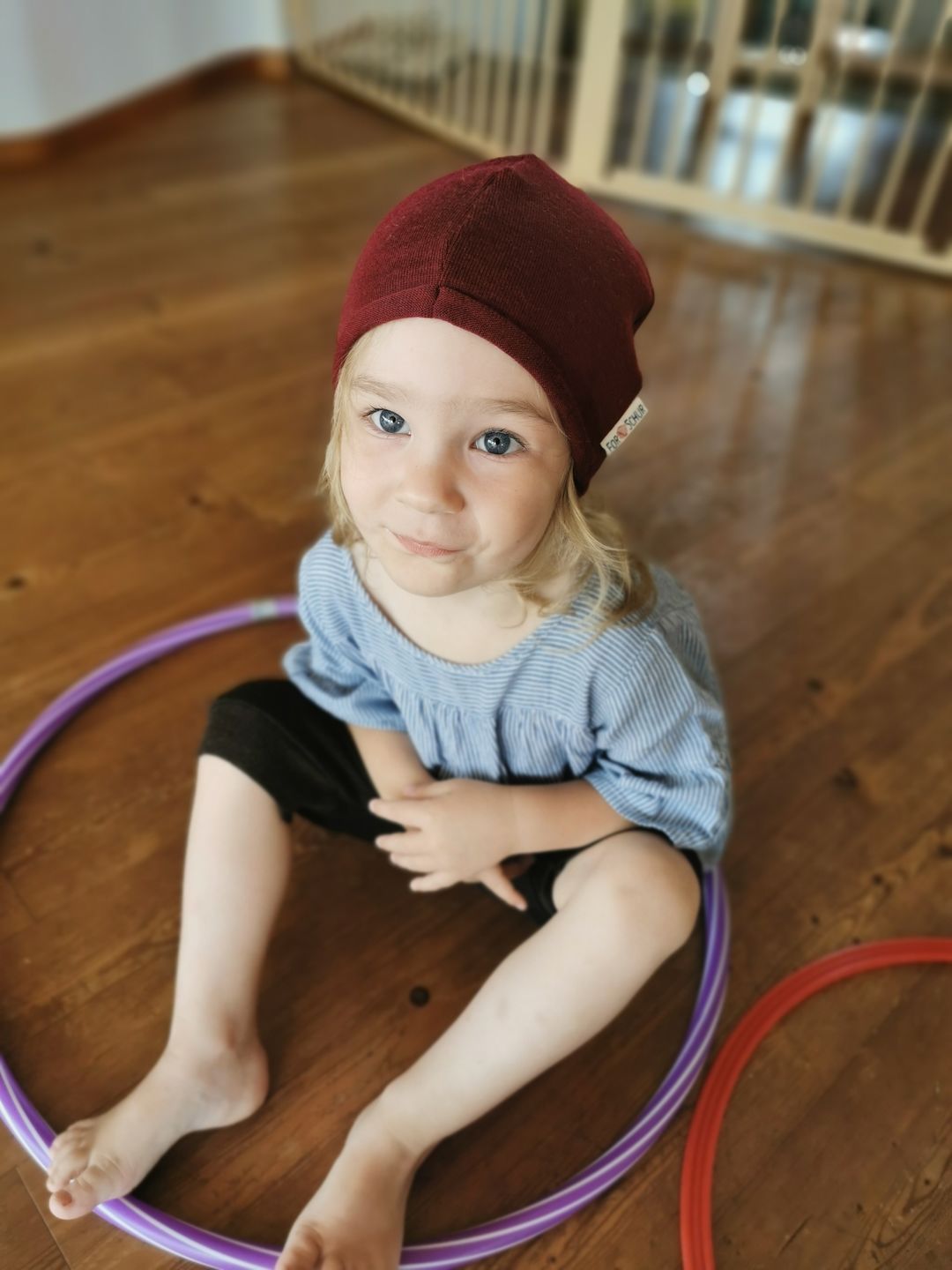Customer photo review of Merinobeanie Rote Bete