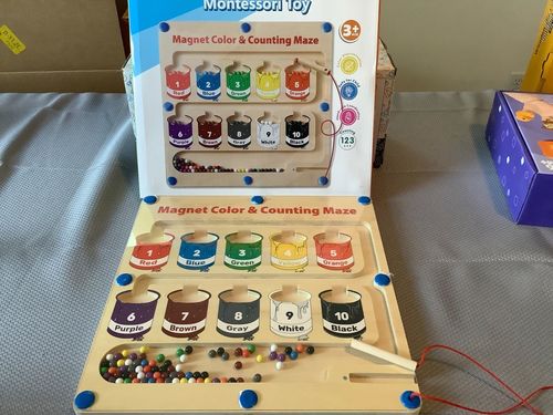 Customer photo review of Colourful Maze - Montessori Toy