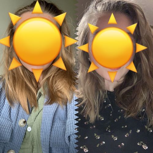 Customer photo review of Spray éclaircissant