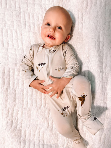 Customer photo review of Barnyard Bliss - Footie