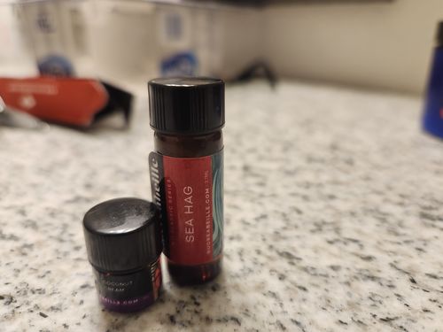 Customer photo review of Sea Hag oil dram and Mystery 1ml