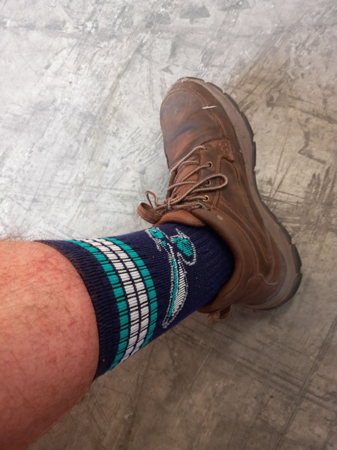Customer photo review of Atlanta Braves - Pinstripe Socks