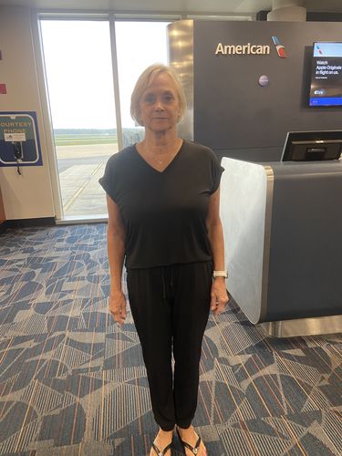 Customer photo review of Brigitte Brianna Blouse Tee