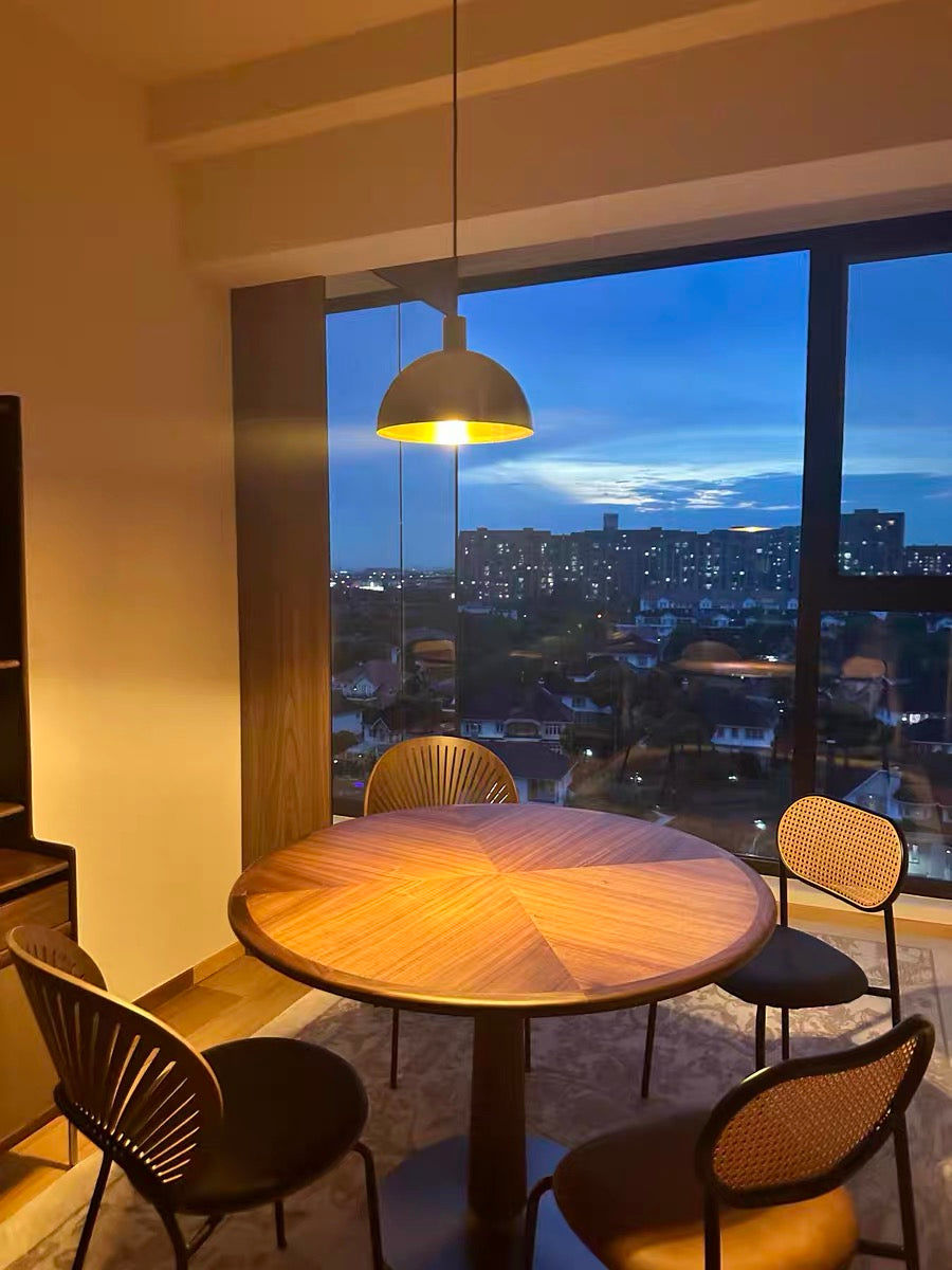 Customer photo review of Modern Pendant Industrial Metal Dome Light